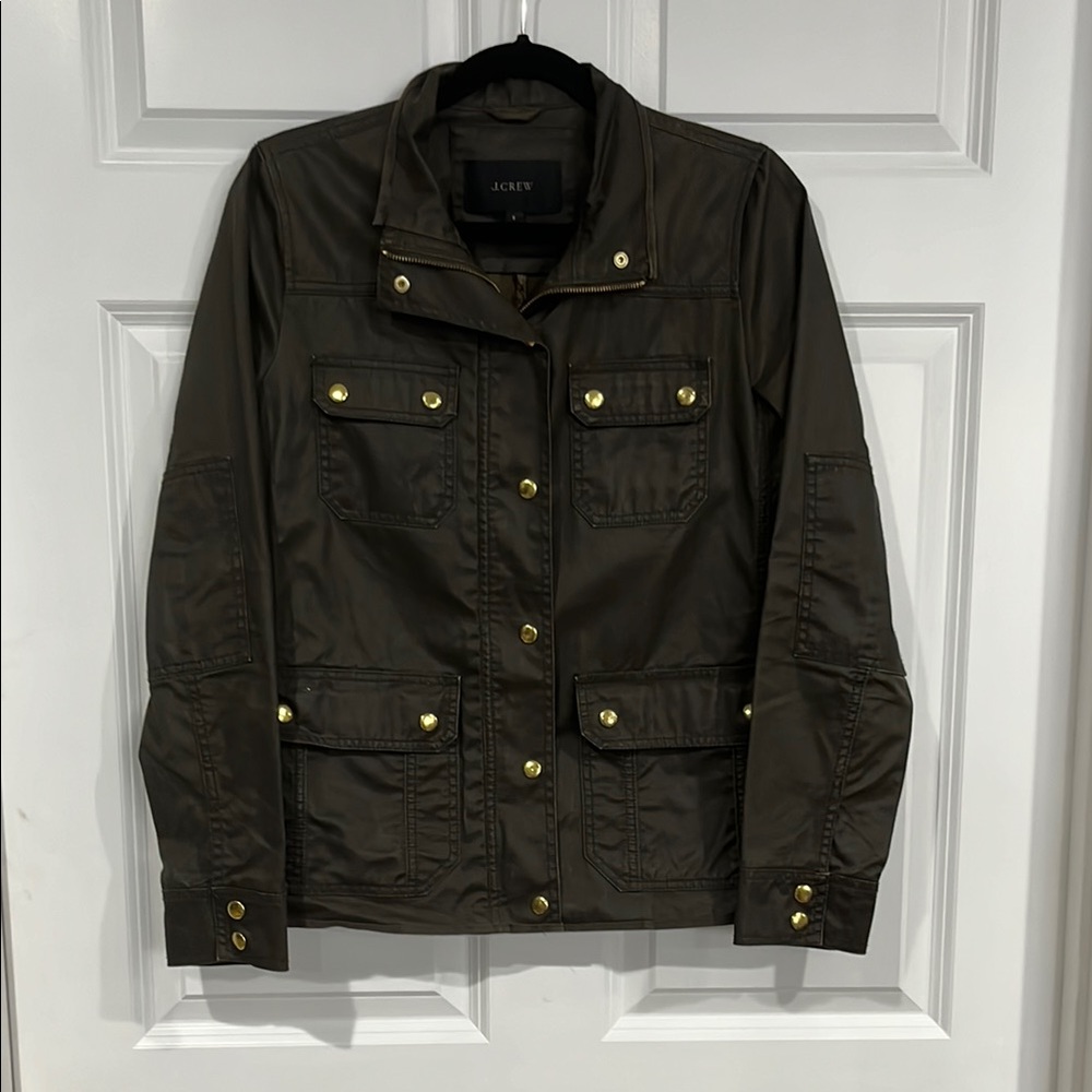 J. Crew Green Downtown Field Jacket